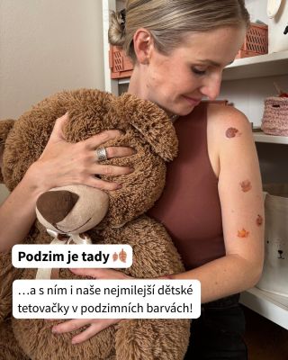 Podzim je tady 🍂 …čas barevných listů, sbírání kaštanů, teplého čaje a dětských úsměvů. 💛 Naše podzimní tetovačky rozzáří...